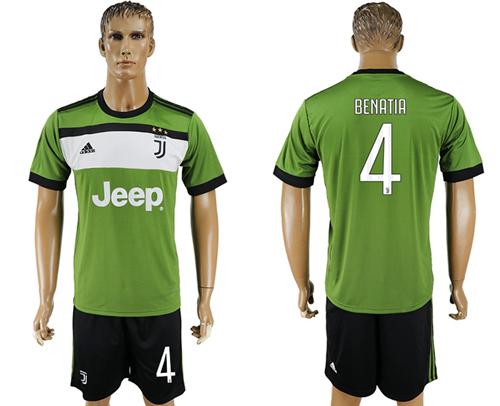 Juventus #4 Benatia SEC Away Soccer Club Jersey